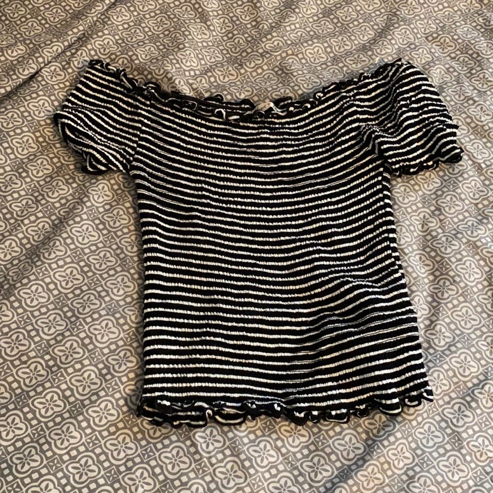 Off the shoulder shirt